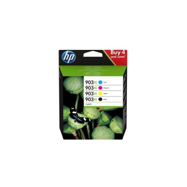 KIT 4 TINTEIROS HP 903XL (BK /C/M/Y) ORIGINAL