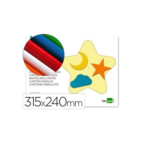 BLOCO TRABALHOS MANUAIS LP CARTAO ONDULADO MICROCANELADO  FOLIO 10FLS CORES SORTIDAS
