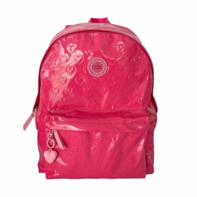 MOCHILA ESCOLAR AMBAR MOONFLOWER TEEN PINK LOVE 2025