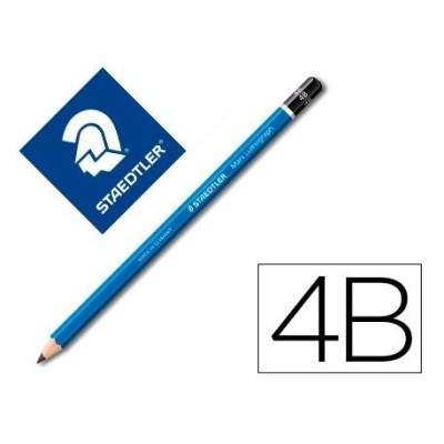LAPIS CARVAO GRAFITE STAEDTLER MARS LUMOGRAPH 4B