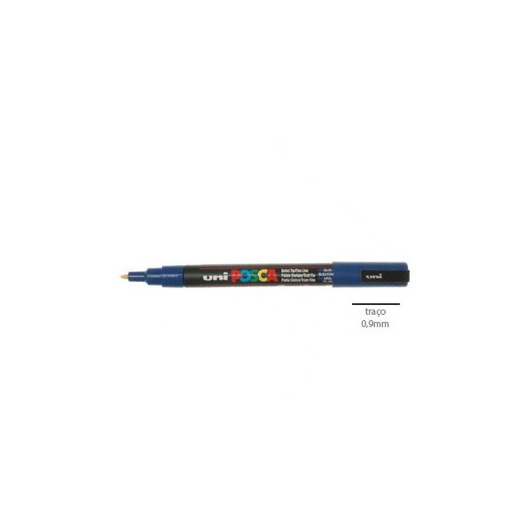 MARCADOR UNIBALL POSCA PC3M 0,9mm AZUL