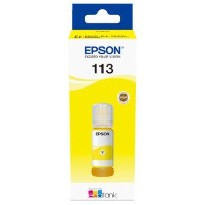 TINTEIRO EPSON ECOTANK Nº113 AMARELO 70ML 6k ORIGINAL