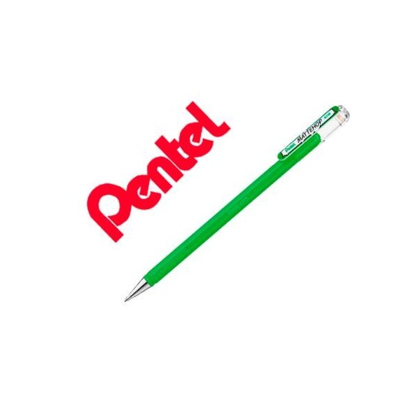 ESFEROGRAFICA ROLLER GEL PENTEL MATTEHOP K110 1.0mm VERDE