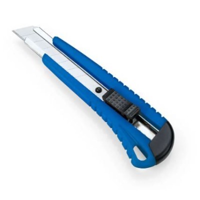 X-ACTO GRANDE  DAHLE 18MM C/ CALHA METALICA - CORPO PLASTICO AZUL