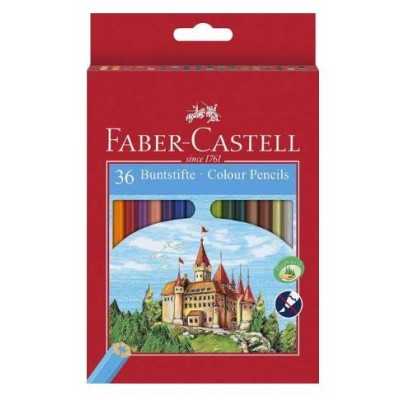 LAPIS DE CORES FABER-CASTELL HEXAGONAL (36 CORES)