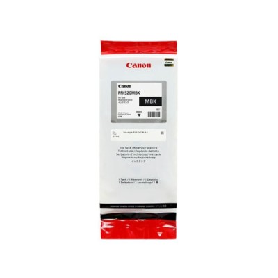 TINTEIRO CANON PFI320 MATE PRETO 300ML ORIGINAL