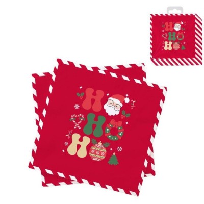 PACK C/ 20 x GUARDANAPOS NATAL 33x33cm