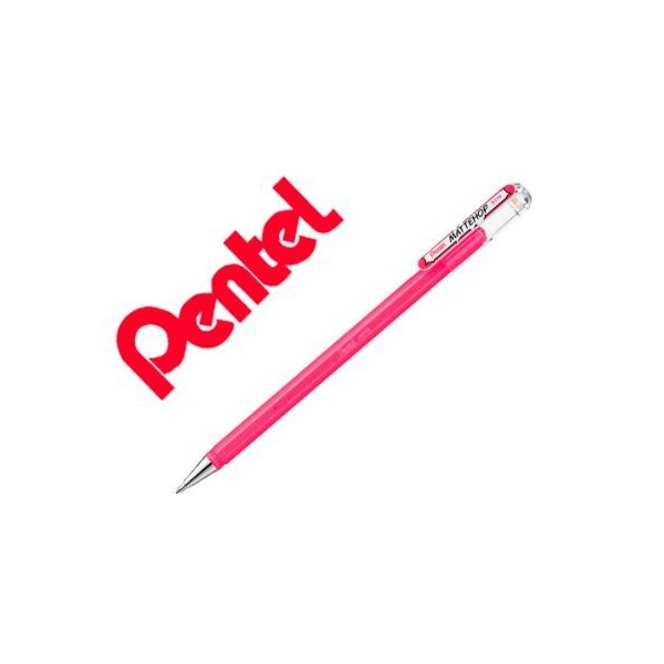 ESFEROGRAFICA ROLLER GEL PENTEL MATTEHOP K110 1.0mm ROSA