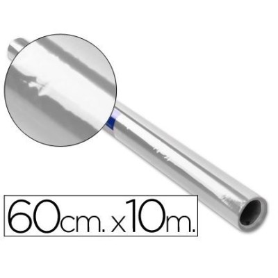 ROLO PAPEL CELOFANE 60CM X 10MT  TRANSPARENTE