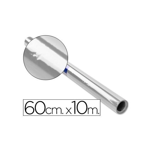 ROLO PAPEL CELOFANE 60CM X 10MT  TRANSPARENTE