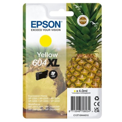 TINTEIRO EPSON 604XL AMARELO ORIGINAL