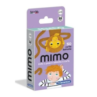 JOGO CLEMENTONI C/ 50 CARTAS MIMO ( MIMICA)
