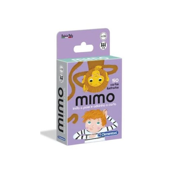 JOGO CLEMENTONI C/ 50 CARTAS MIMO ( MIMICA)