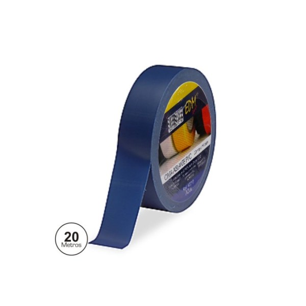 FITA ISOLADORA EDM 19MMx20MT AZUL