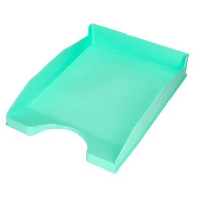 TABULEIRO PLASTICO PORTA DOCUMENTOS OPACO MENTA PASTEL