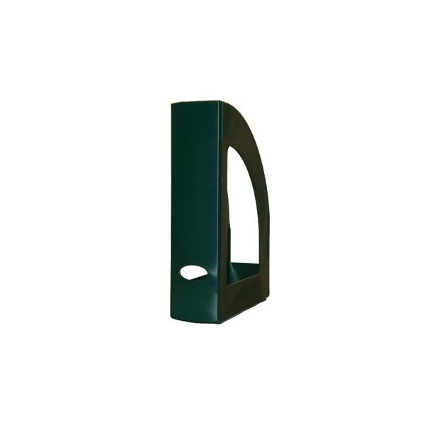 PORTA REVISTAS PLASTICO 320x250x80mm VERDE OPACO
