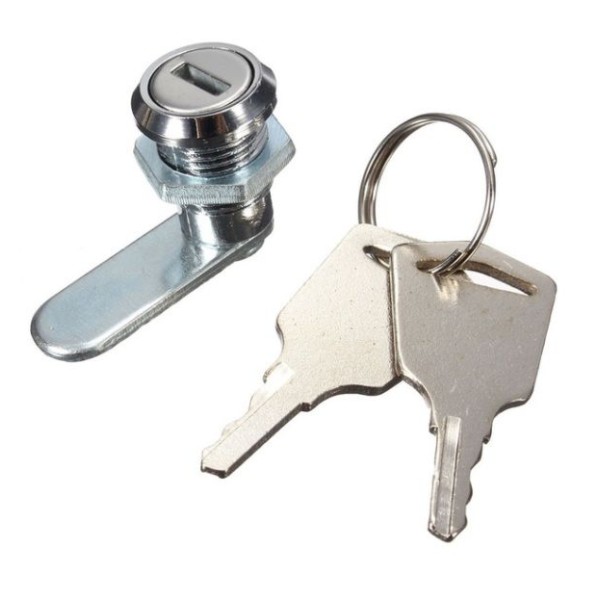 FECHADURA DE ALUMINIO C/ 2 CHAVES