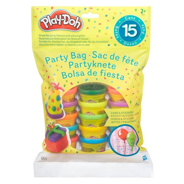 PLASTICINA PLAY-DOH MINI POTES 15x CORES SORTIDAS