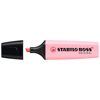 MARCADOR FLUORESCENTE STABILO BOSS 70/129 PASTEL ROSA