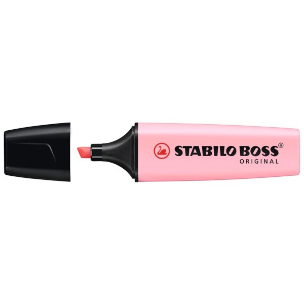 MARCADOR FLUORESCENTE STABILO BOSS 70/129 PASTEL ROSA