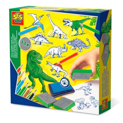 CARIMBOS DINOSSAUROS SES HOBBY C/11