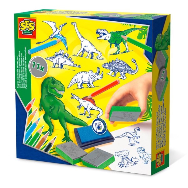 CARIMBOS DINOSSAUROS SES HOBBY C/11