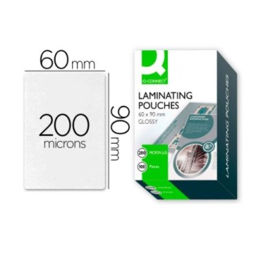 PACK C/ 100 FLS - BOLSA PLASTIFICAR TERMICA 60x90mm 200My