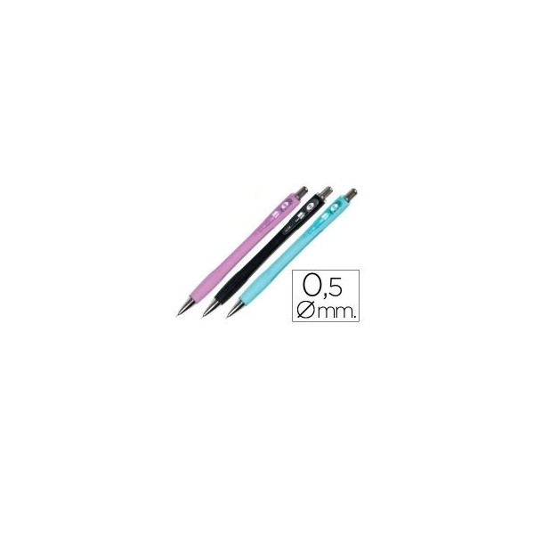 LAPISEIRA PORTA MINAS SHAKER 0,5MM C/ PEGA SOFT E BORRACHA CORES SORTIDAS