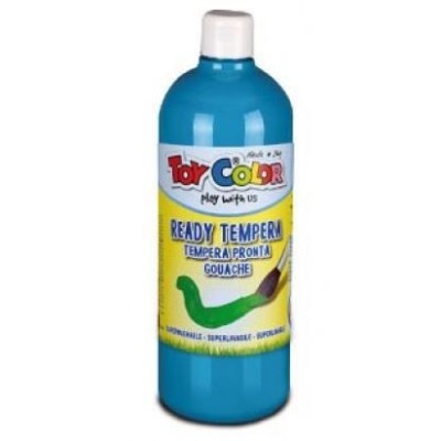 GUACHE LIQUIDO PRONTO TOY COLOR 1LT  AZUL CYAN