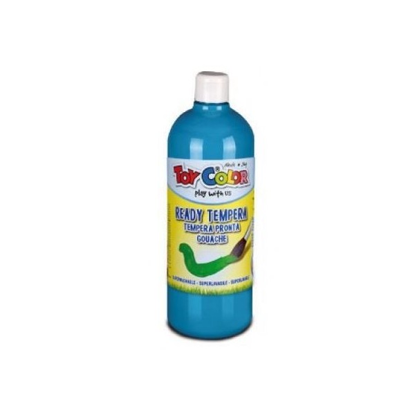 GUACHE LIQUIDO PRONTO TOY COLOR 1LT  AZUL CYAN