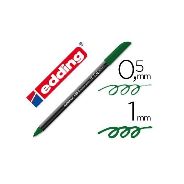 MARCADOR PERMANENTE EDDING 1200 Nº15  VERDE OLIVA