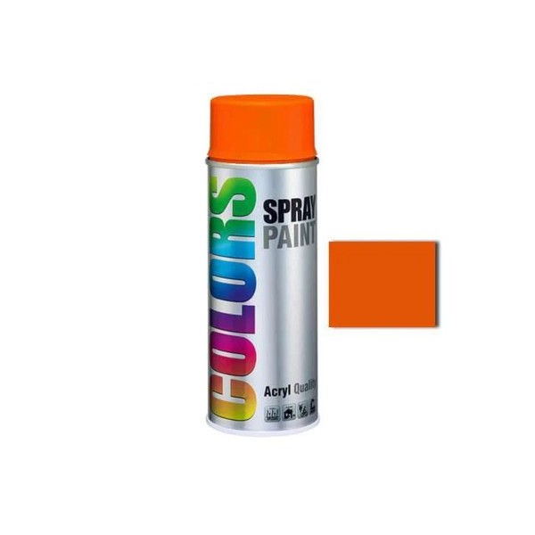 TINTA SPRAY ACRILICO COLORS 400ML RAL 2004 - LARANJA