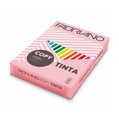 RESMA PAPEL FOTOCOPIA FABRIANO COPY TINTA A4 80GR. ROSA (F614)