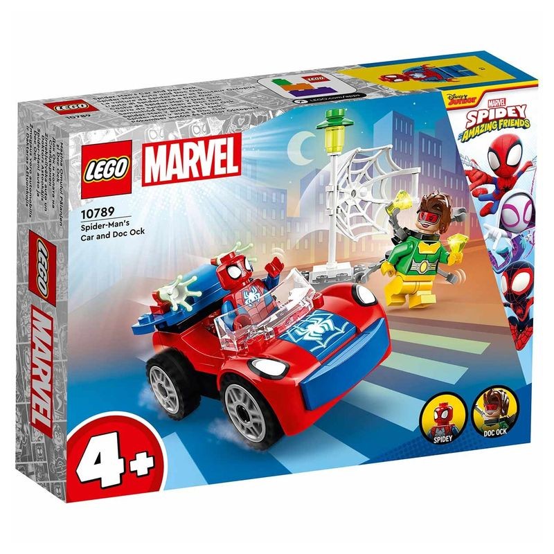 LEGO MARVEL CARRO DO SPIDER-MAN E DOC OCK 