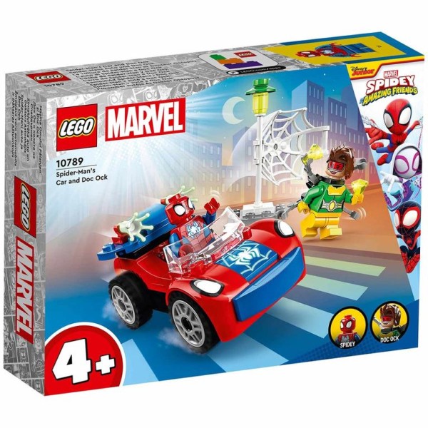LEGO MARVEL CARRO DO SPIDER-MAN E DOC OCK 