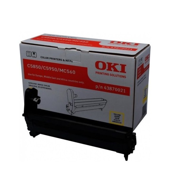 TAMBOR OKI C5850 AMARELO ORIGINAL