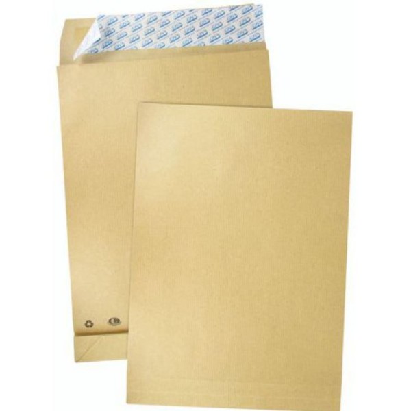 ENVELOPE KRAFT C/ FOLE 120gr. A4+ B4 250x353x40mm AUTODEX