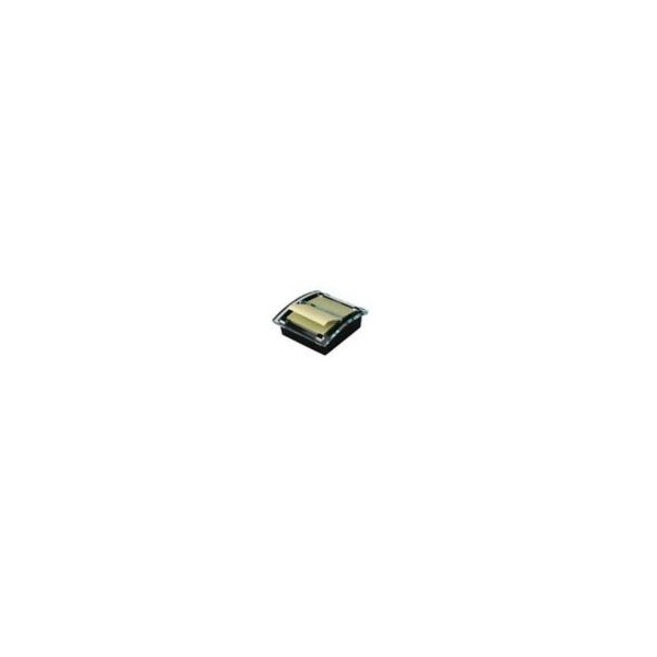 DISPENSADOR BLOCO ADESIVO ZIG ZAG + 1 BLOCO 50FLS AMARELO