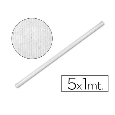 ROLO PAPEL KRAFT 65gr/m2  5x1MT - BRANCO