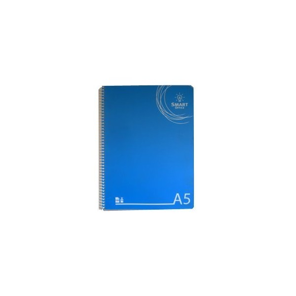CADERNO ESPIRAL CAPA PP A5 100FLS 70gr. PAUTADO (CAPA POLIPROPILENO)