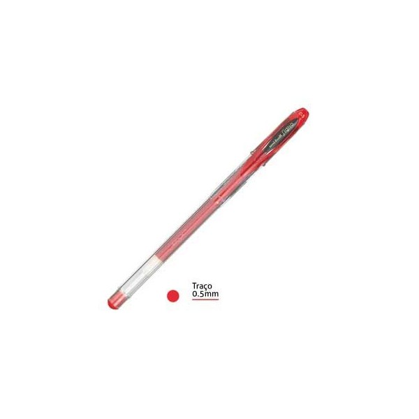 ESFEROGRAFICA UNIBALL SIGNO GEL STICK UM-120 0,5mm VERMELHO