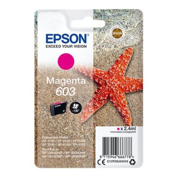 TINTEIRO EPSON 603 MAGENTA ORIGINAL