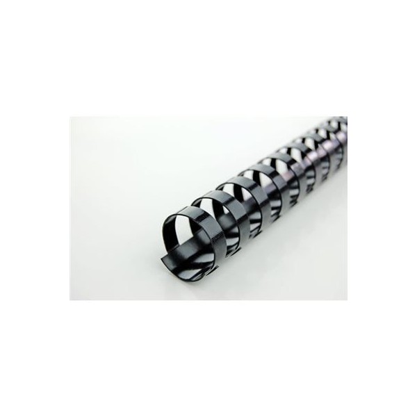 ARGOLAS PVC ENCADERNAR 25MM 225FLS PRETO 50unid.