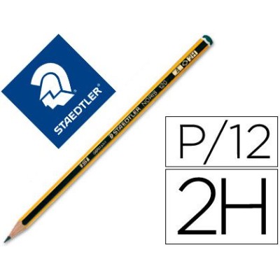 LAPIS CARVAO GRAFITE STAEDTLER NORIS Nº4  2H