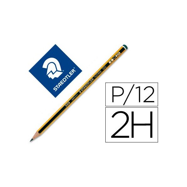 LAPIS CARVAO GRAFITE STAEDTLER NORIS Nº4  2H