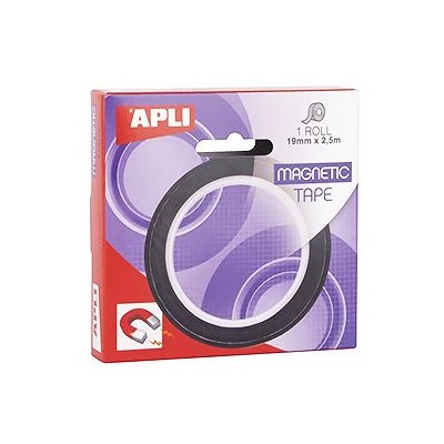 FITA ADESIVA MAGNETICA FLEXIVEL APLI 19MM x 2.5MT