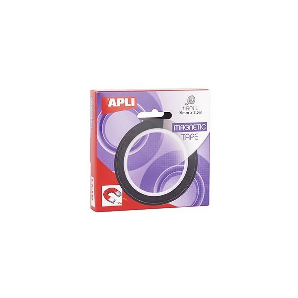 FITA ADESIVA MAGNETICA FLEXIVEL APLI 19MM x 2.5MT