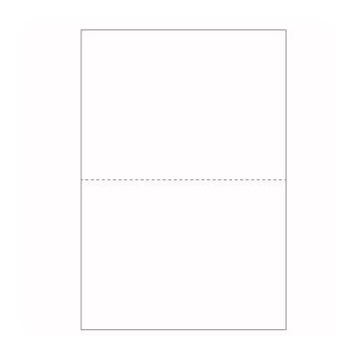RESMA PAPEL FOTOCOPIA A4 80GR. - PICOTADO A MEIO
