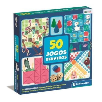 JOGO CLEMENTONI 50 JOGOS REUNIDOS