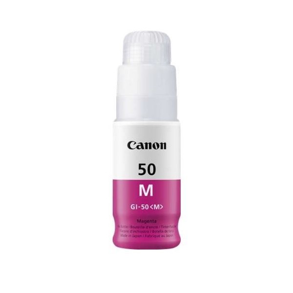 TINTEIRO ECOTANK CANON GI50Y 70ML MAGENTA 7.7K ORIGINAL